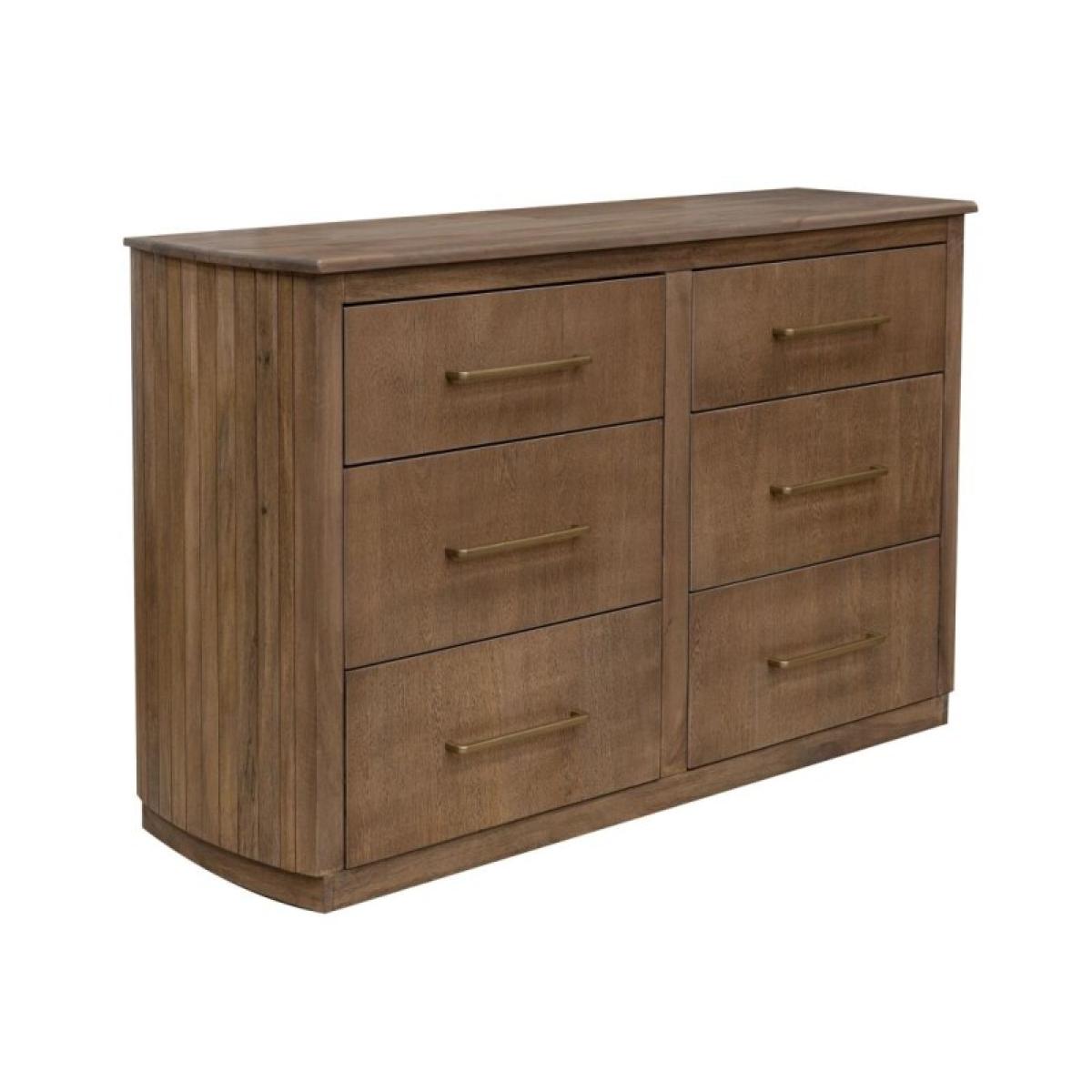6 Drawer Dresser - Mezquite - Image 2