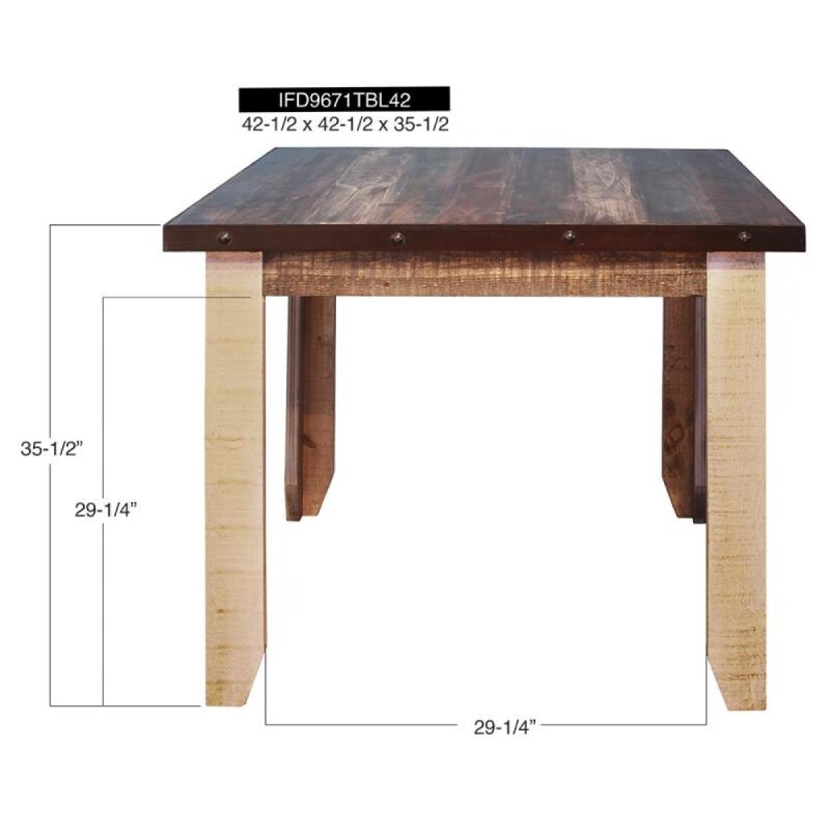 42" Dining Table - Antique - Image 6