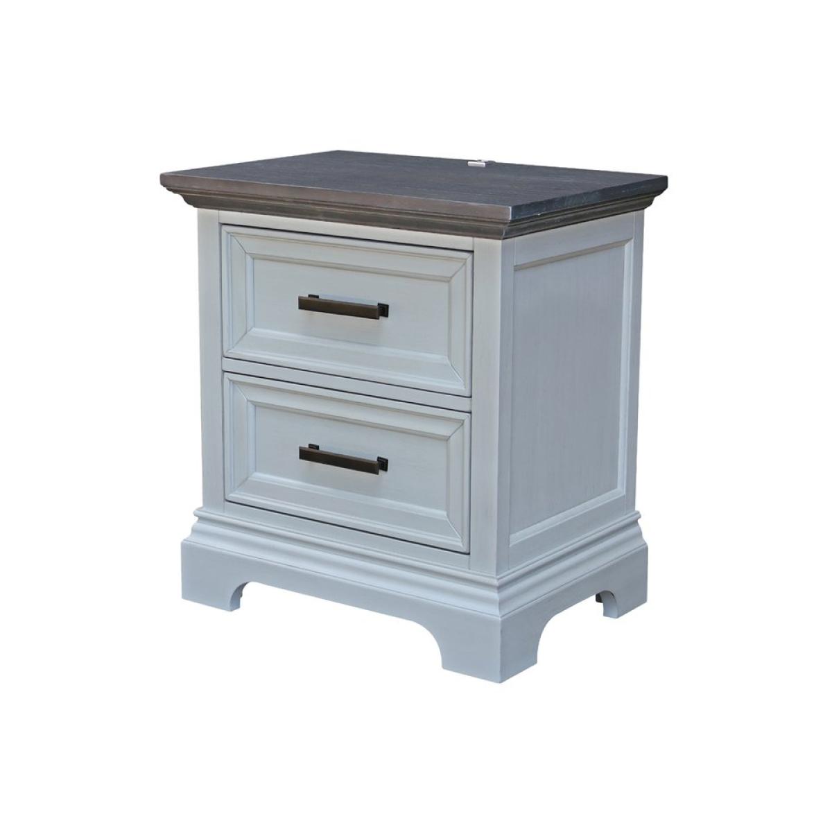 Summit Nightstand in Mist & Heather Gray - Image 2