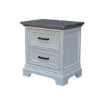 Summit Nightstand in Mist & Heather Gray