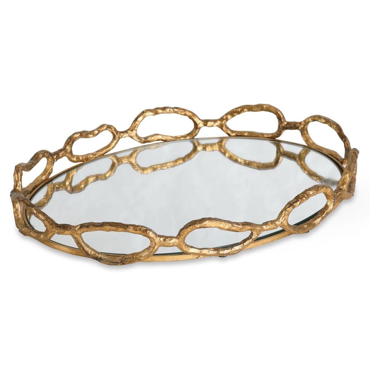 Cable Chain Tray, Gold - Image 2