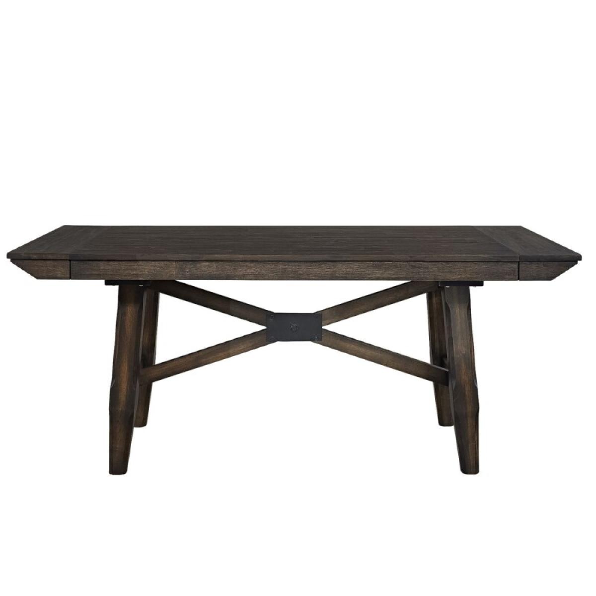 Double Bridge Opt 7 Piece Trestle Table Set - Image 4