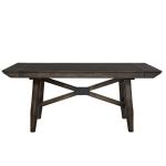 Double Bridge Opt 7 Piece Trestle Table Set - Image 4