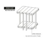 Metal Base Chairside Table - Onix - Image 6