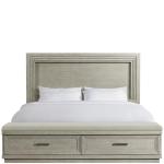 Cascade Dovetail Queen Illuminated Panel Upholstered Storage Bed - Image 6