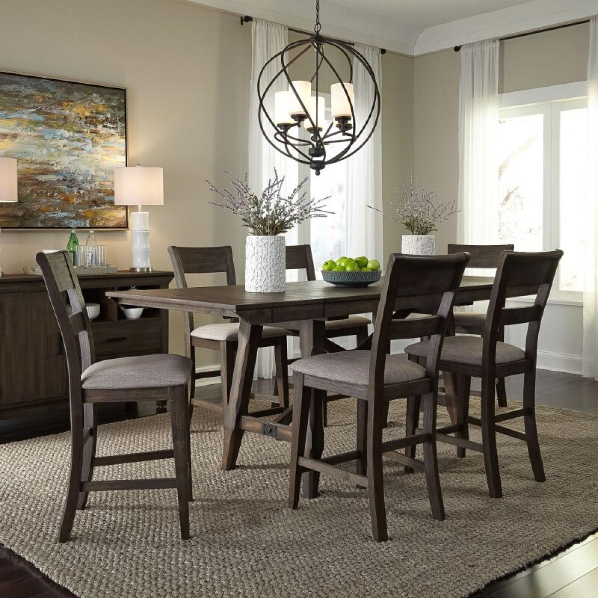 Double Bridge 7 Piece Gathering Table Set - Image 2