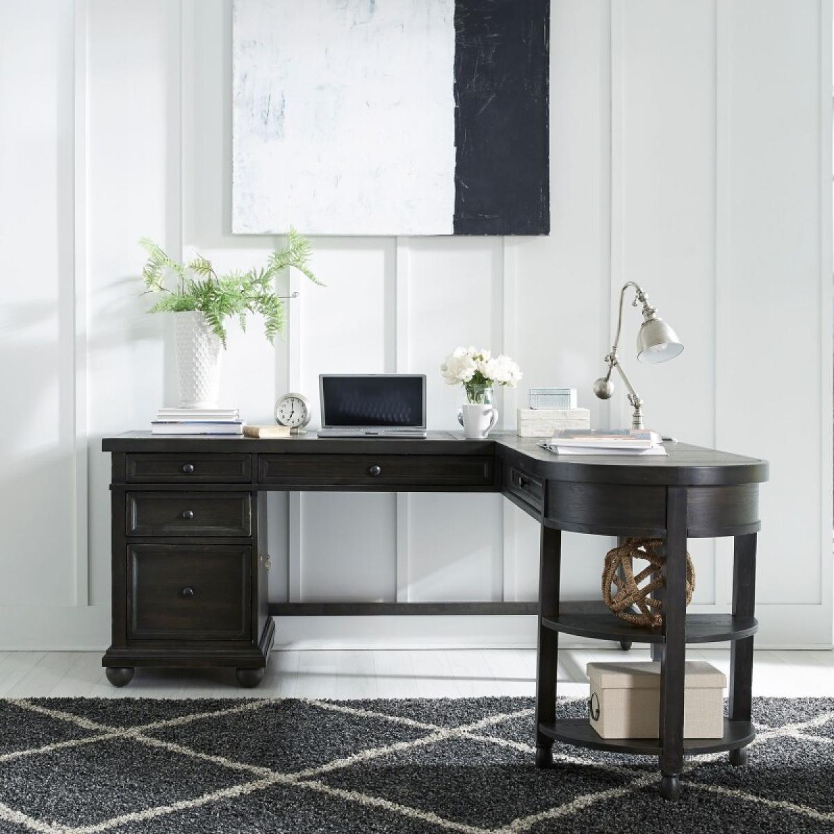 Harvest Home Opt L Shaped Desk Set - Image 2