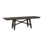Double Bridge Optional 6 Piece Trestle Table Set - Image 5