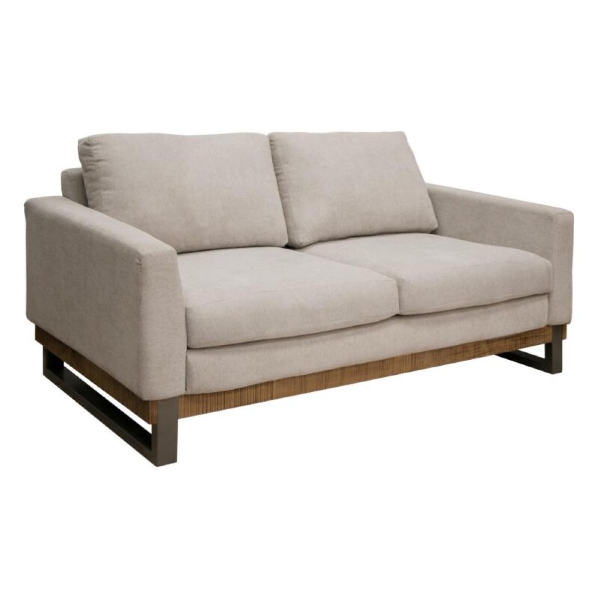 Metal & Wood Base, Loveseat - Mita - Image 2
