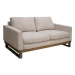 Metal & Wood Base, Loveseat - Mita