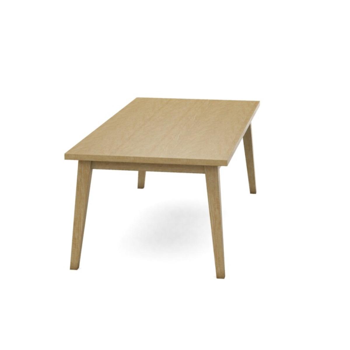 Mid Century Moden Solid Table w/ Flared Legs - Image 15