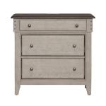 Ivy Hollow 3 Drawer Bedside Chest w/ Charging Station - Image 4