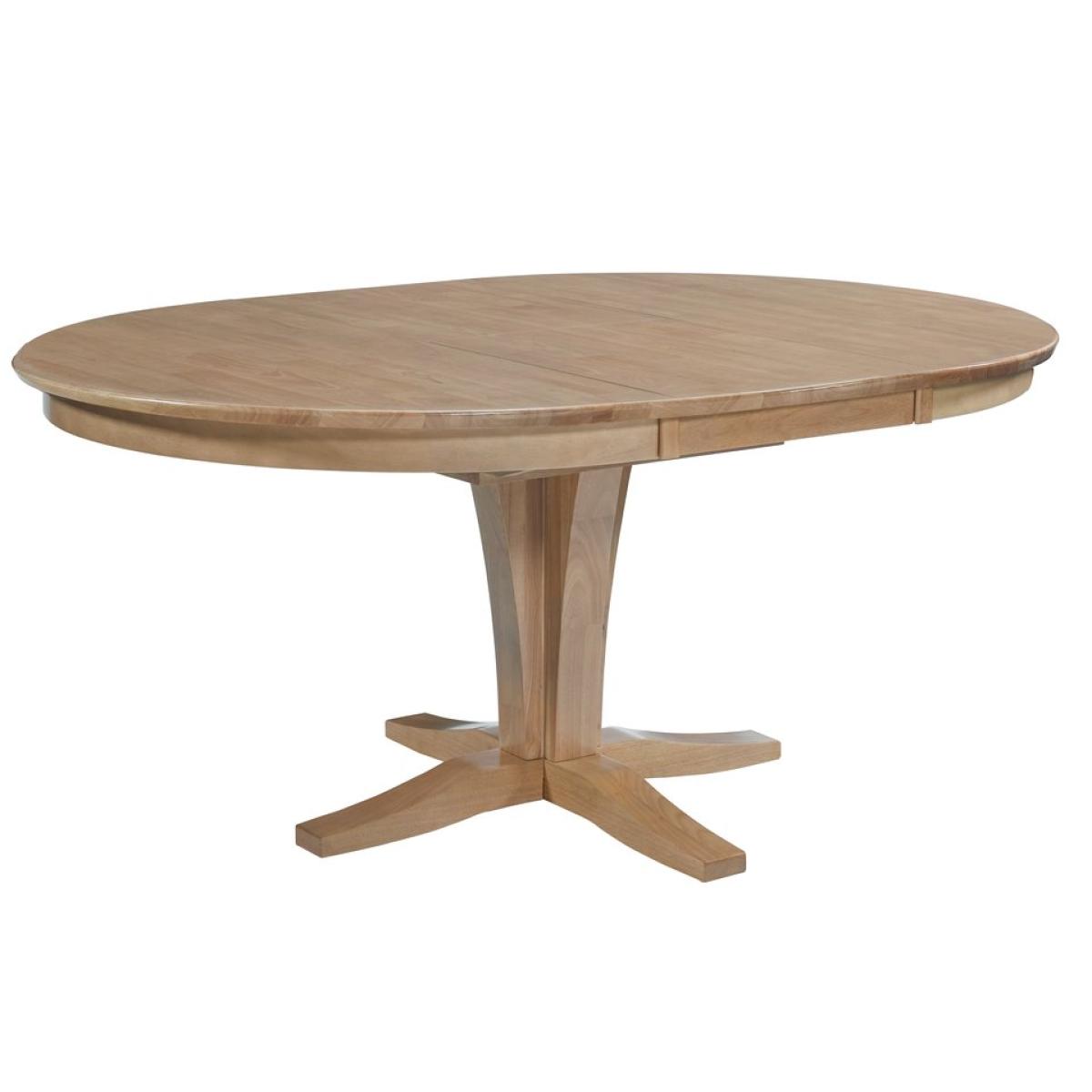 Cosmopolitan Collection - 48"x66" Ext Top w/30"H Verona Pedestal in Honey - T97-4866XBT - Image 2