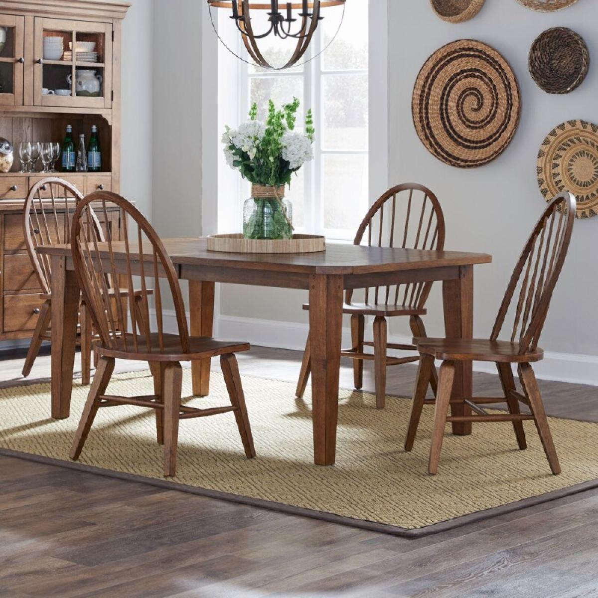 Hearthstone Ridge 5 Piece Rectangular Table Set - Image 2