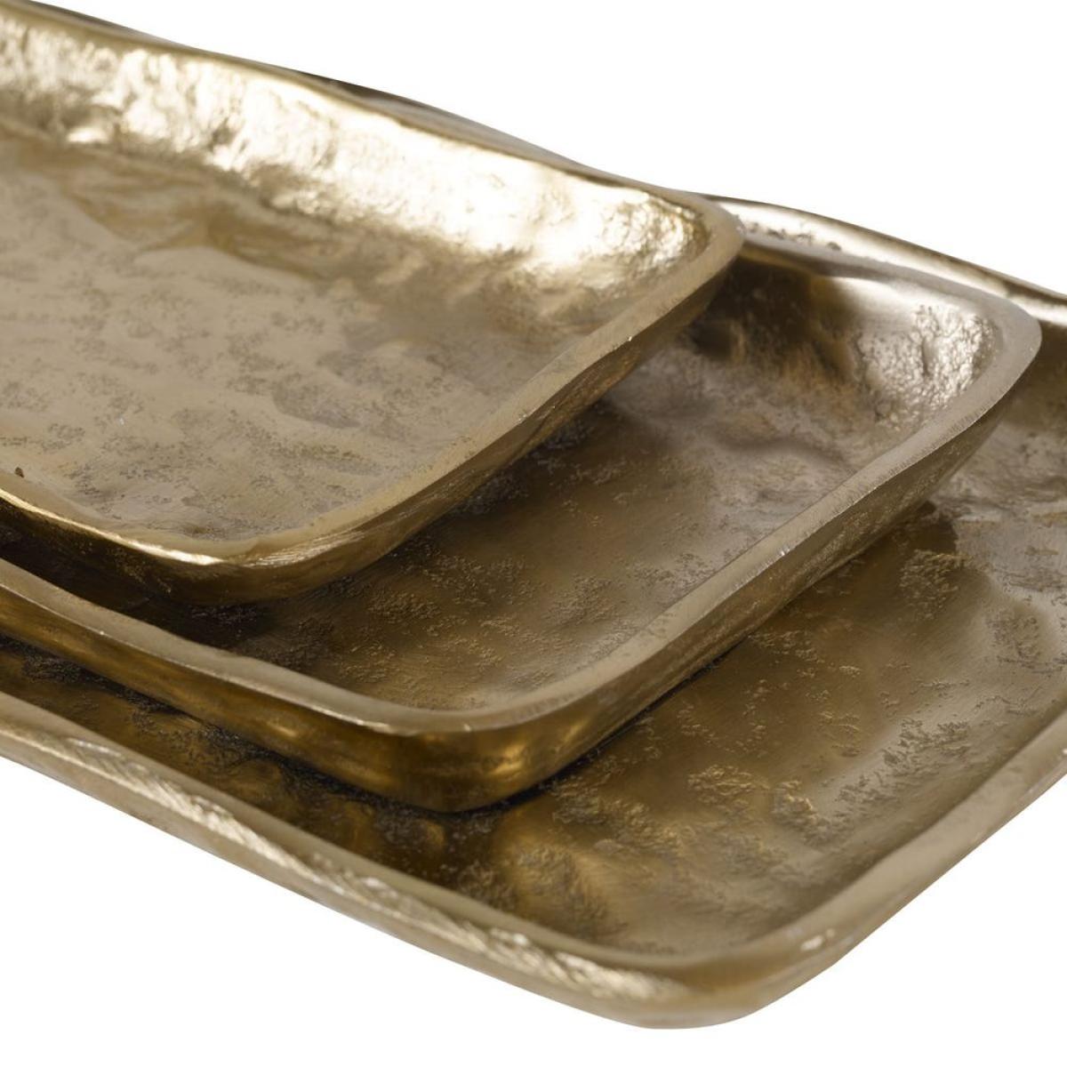 Artisan Trays, Antique Gold, S/3 - Image 5