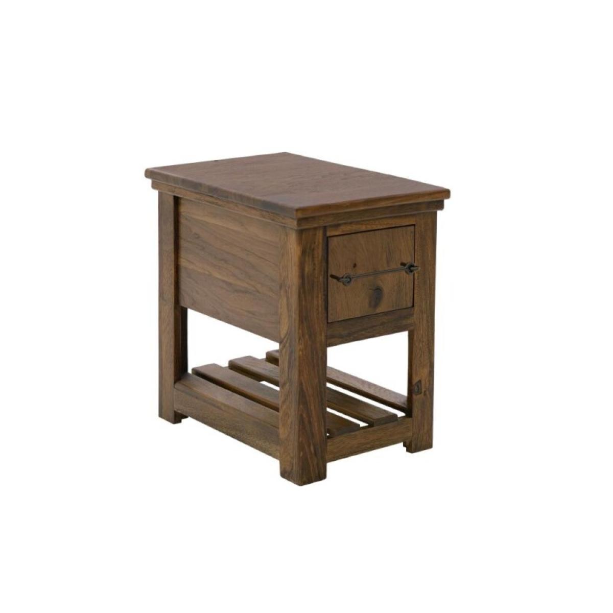 1 Drawer, Chairside Table - Walnut - Image 2