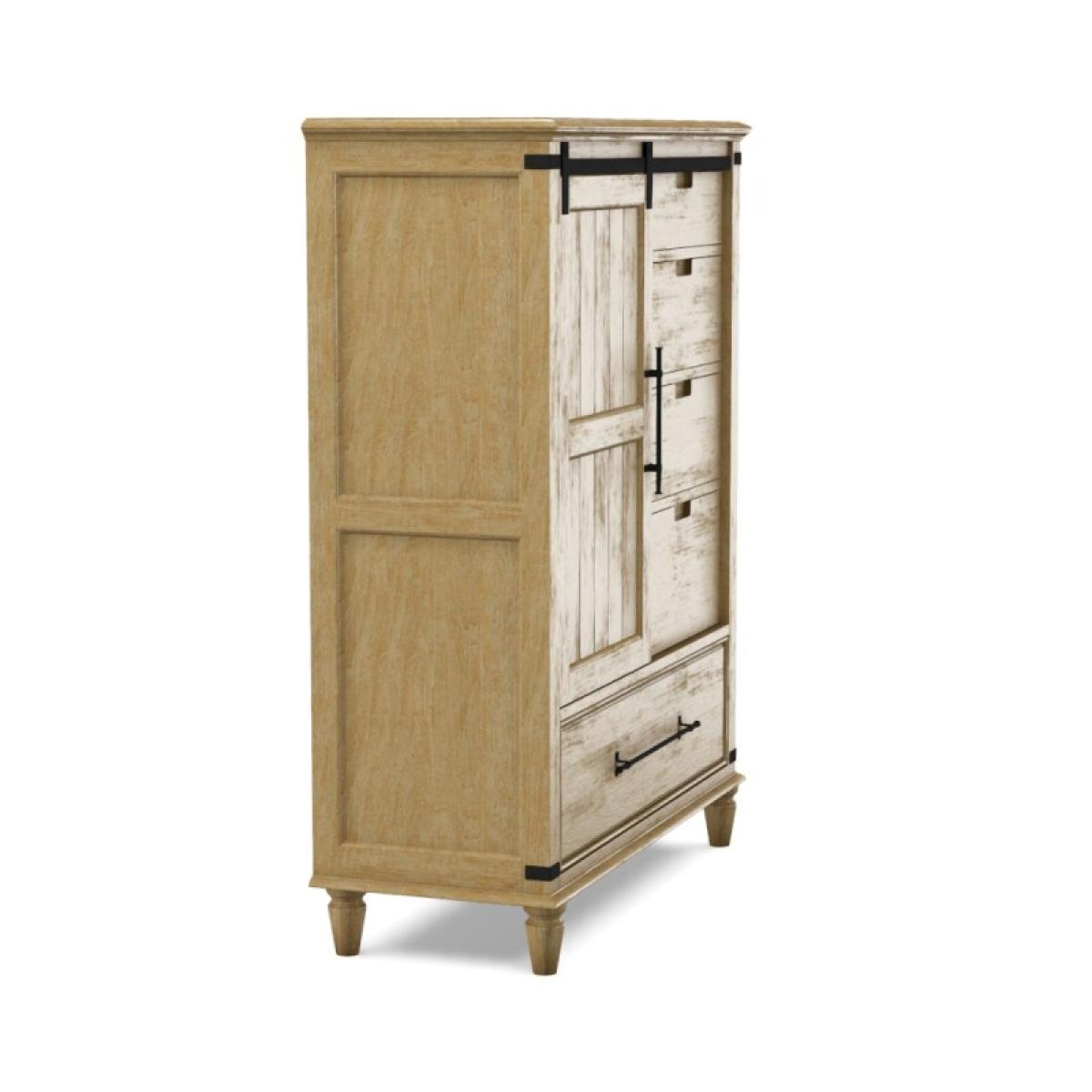 Farmhouse Chic Sliding Door Chest - Image 34