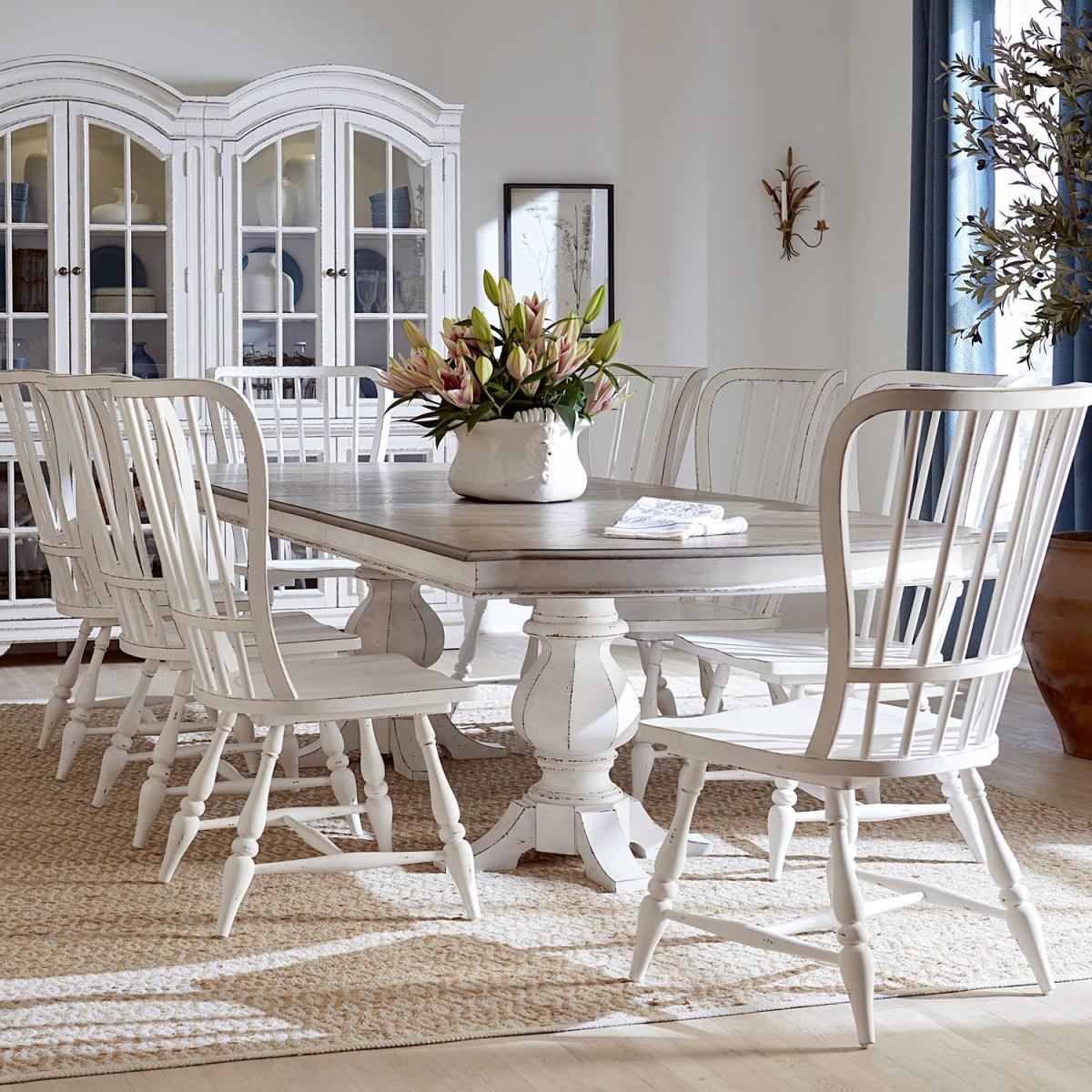 9 Piece Double Pedestal Table Set - Image 2