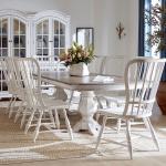 9 Piece Double Pedestal Table Set