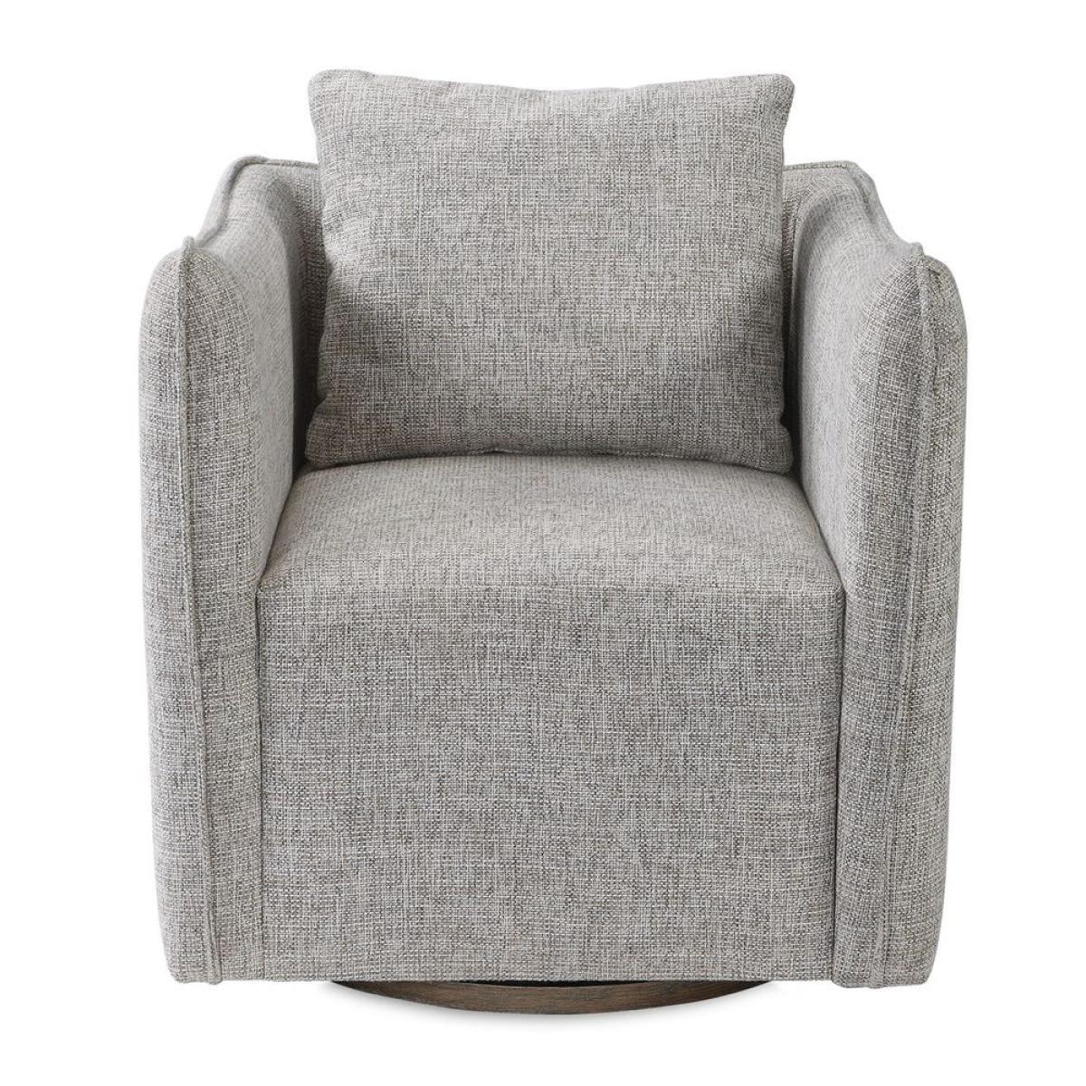 Corben Swivel Chair, Stone - Image 2