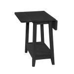 Destinations Collection - Drop Leaf Side Table in Black