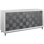 Checkerboard 4 Door Cabinet - Image 5