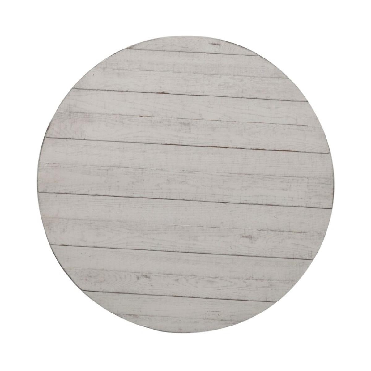 Modern Farmhouse Drum Cocktail Table - Image 6