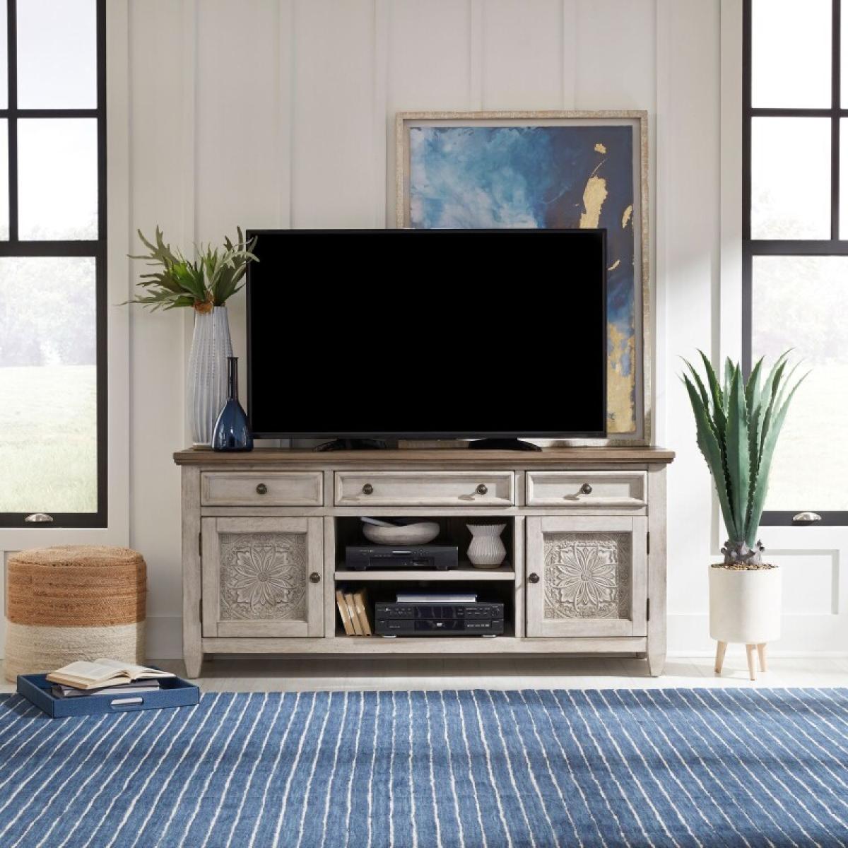 Heartland 66 Inch Tile TV Console - Image 2