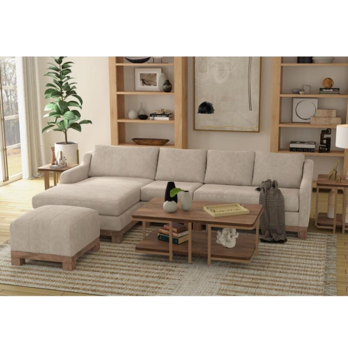 Wooden Frame & Base, Sectional Left Chaise - Samba - Image 3