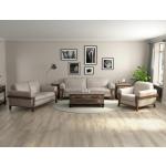 Loft Brown Wooden Frame & Base, Sofa - Image 5