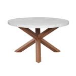 PARKS: Outdoor Living - Shenandoah Round Dining Table in White - ODT-351RT - Image 3