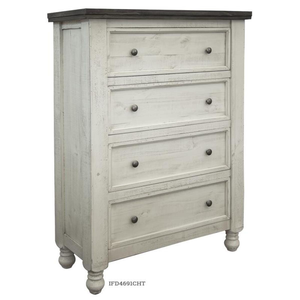4 Drawer Chest - Stone - Image 2