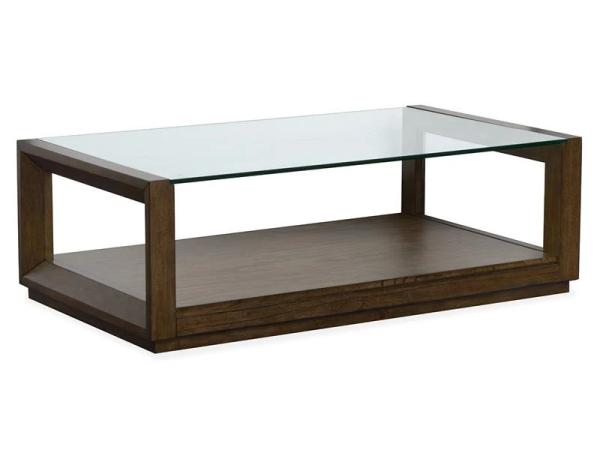 Sebastian T6361-43 Rectangular Cocktail Table w/Casters