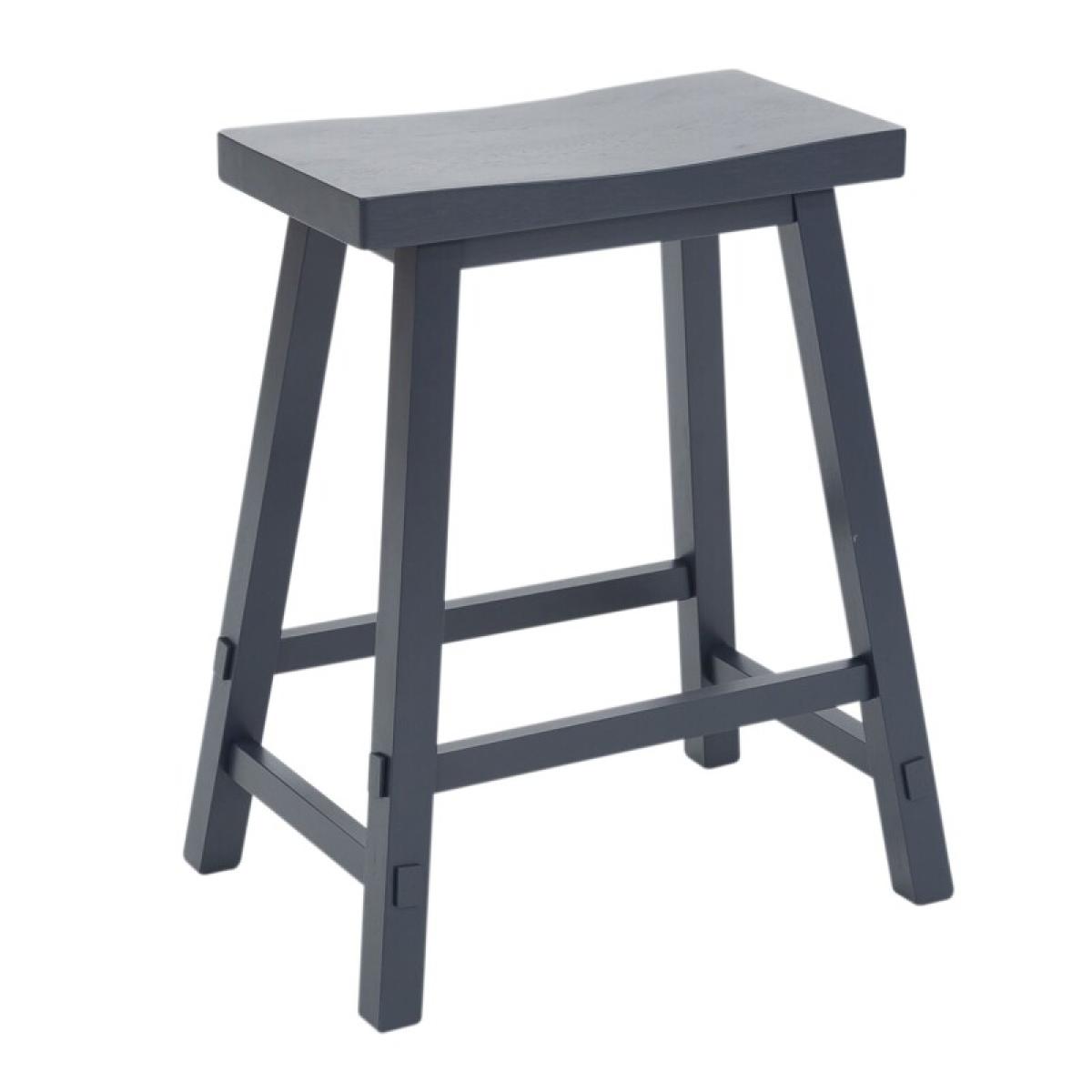 Creations 24 Inch Sawhorse Counter Stool- Navy - Image 3