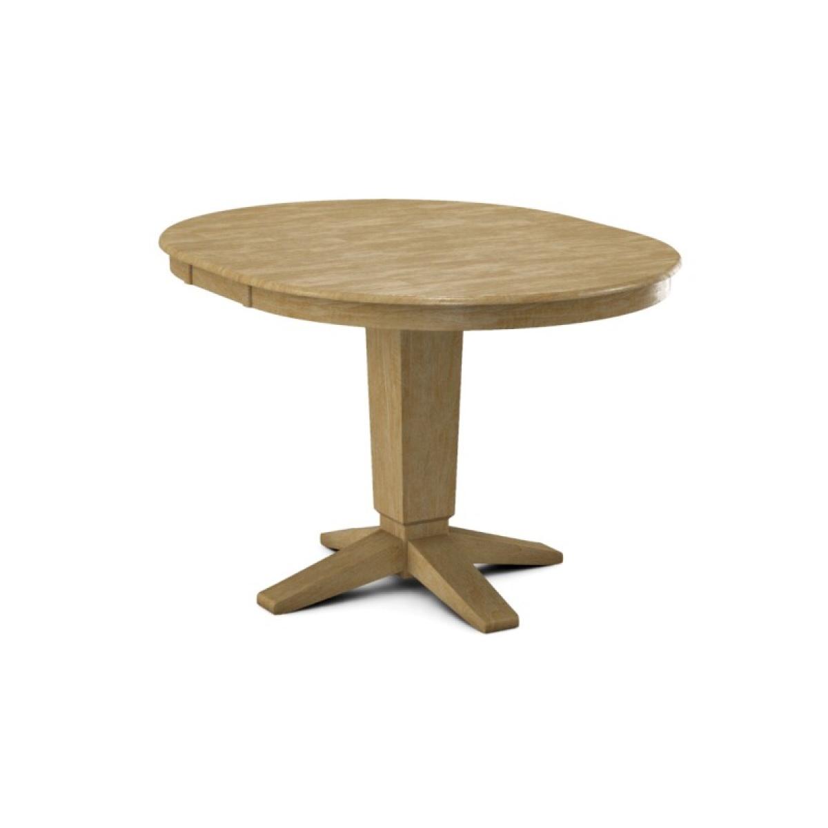 Build Your Own Pedestal Table w/ 42" x 54" Round Extension Tabletop - Image 29