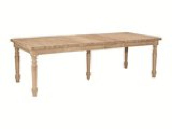 Farmhouse Solid Thick Table Top w/ Turned Legs (Set of 5) - T-51B - Image 4