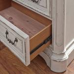 Magnolia Manor 3 Drawer Bedside Chest w/ Charging Station - Image 9
