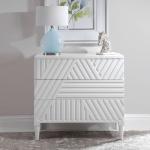 Colby 3 Drawer Chest, White - Image 4