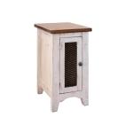 1 Metal Mesh Door Chairside Table - Pueblo