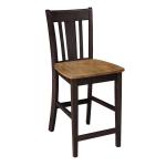 Dining Essentials - San Remo Stool in Hickory & Coal