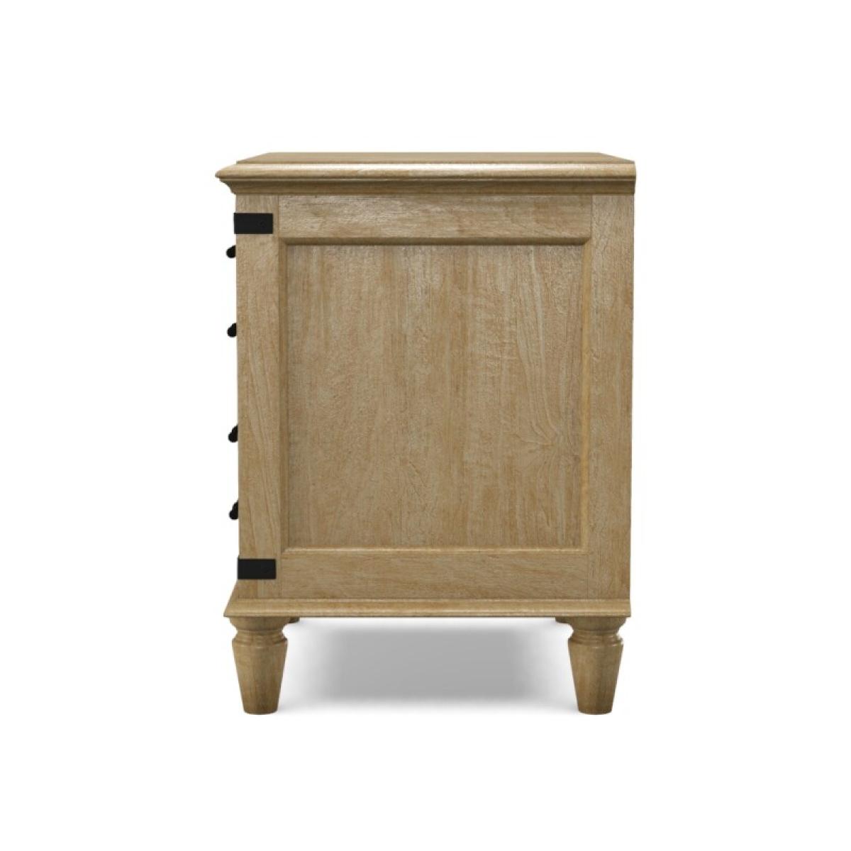 Farmhouse Chic 2-Drawer Nightstand - Image 14