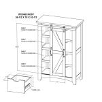 4 Drawer 1 Door Chest - Pueblo - Image 6