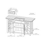 2 Drawer, 2 Door, Bar - Dutton - Image 14