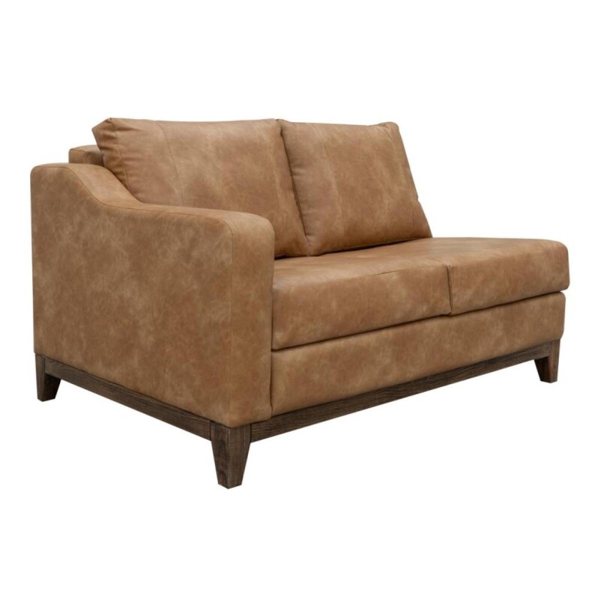 Wooden Frame & Base, Sectional Left-Arm Loveseat - Olivo - Image 2