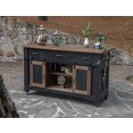 3 Drawer, 2 Sliding Doors, 4 Mesh Doors Wood Island - Pueblo - Image 3