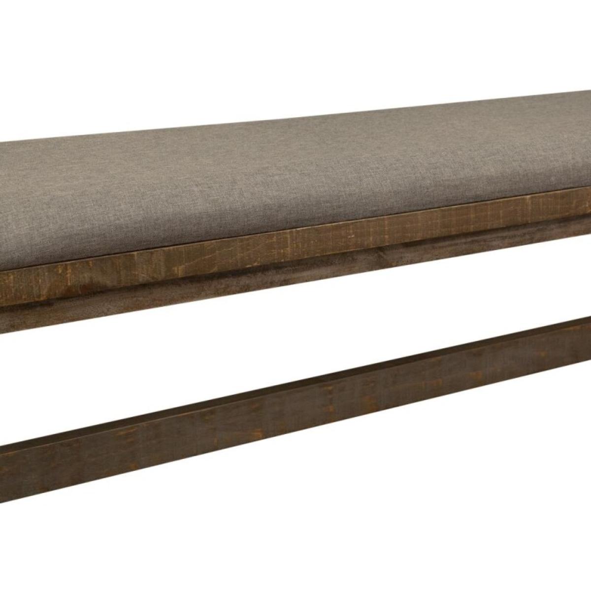 Wooden bench for bedroom - Loft Brown - Image 5