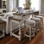 Morgan Creek 4 Piece Console Set (1-Console 3-Stools)