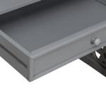 Trellis Lane Accent Writing Desk- Grey - Image 11