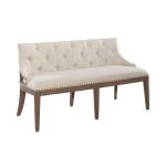 Americana Farmhouse Uph Shelter Dining Bench - Image 3