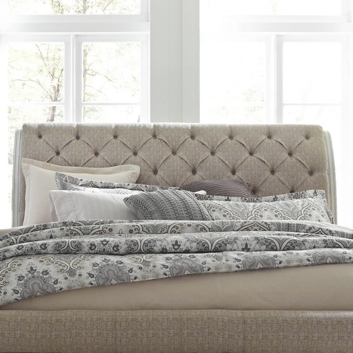 King Uph Sleigh Headboard - Image 8